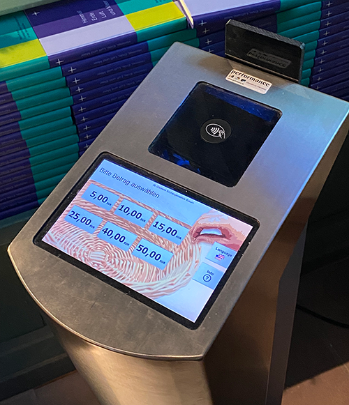 digitale Kollektendose